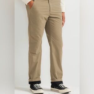 Eddie Bauer Men’s Fleece Lined Khakis